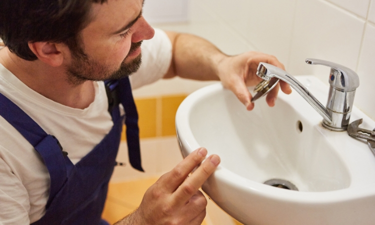 install Wash Basin Tap